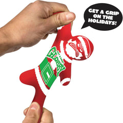 Schylling Santa Globby - Sensory Toy with a Tough Squish - Get a Grip with a Santa-Themed Squeeze - Ages 3 and Up - One Santa