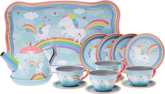 Schylling Schylling Unicorn Tin Tea set
