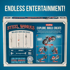 Schylling Steel Works 5 Model Construction Building Kit