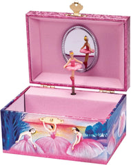 Schylling Iridescent Ballerina Jewelry Box. Pink