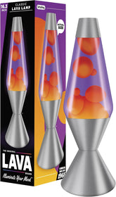The Original Lava® Lamp - Large 52oz 16.3 - Vivid Twilight - Classic Liquid Motion Lamp - Orange Lava and Purple Liquid - Item #5119 (Amazon Exclusive)