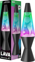The Original Lava® Lamp - 14.5 Gunmetal Grey - Classic Liquid Motion Lamp - Tri-Colored Green/Blue/Purple - Item #2098 (Amazon Exclusive)
