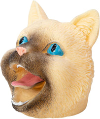 Schylling Cat Hand Puppet - Stretchy Detailed Texture and Painted Face - Color May Vary (Pack of 1)