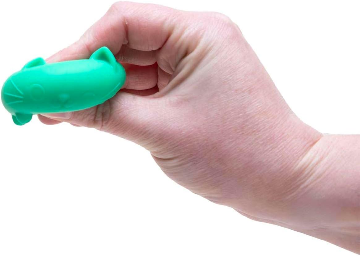 Schylling NeeDoh Cool Kitten Teenie Needoh 4 Pack - Sensory Squeeze Toy - 1.5 in Diameter - Colors May Vary