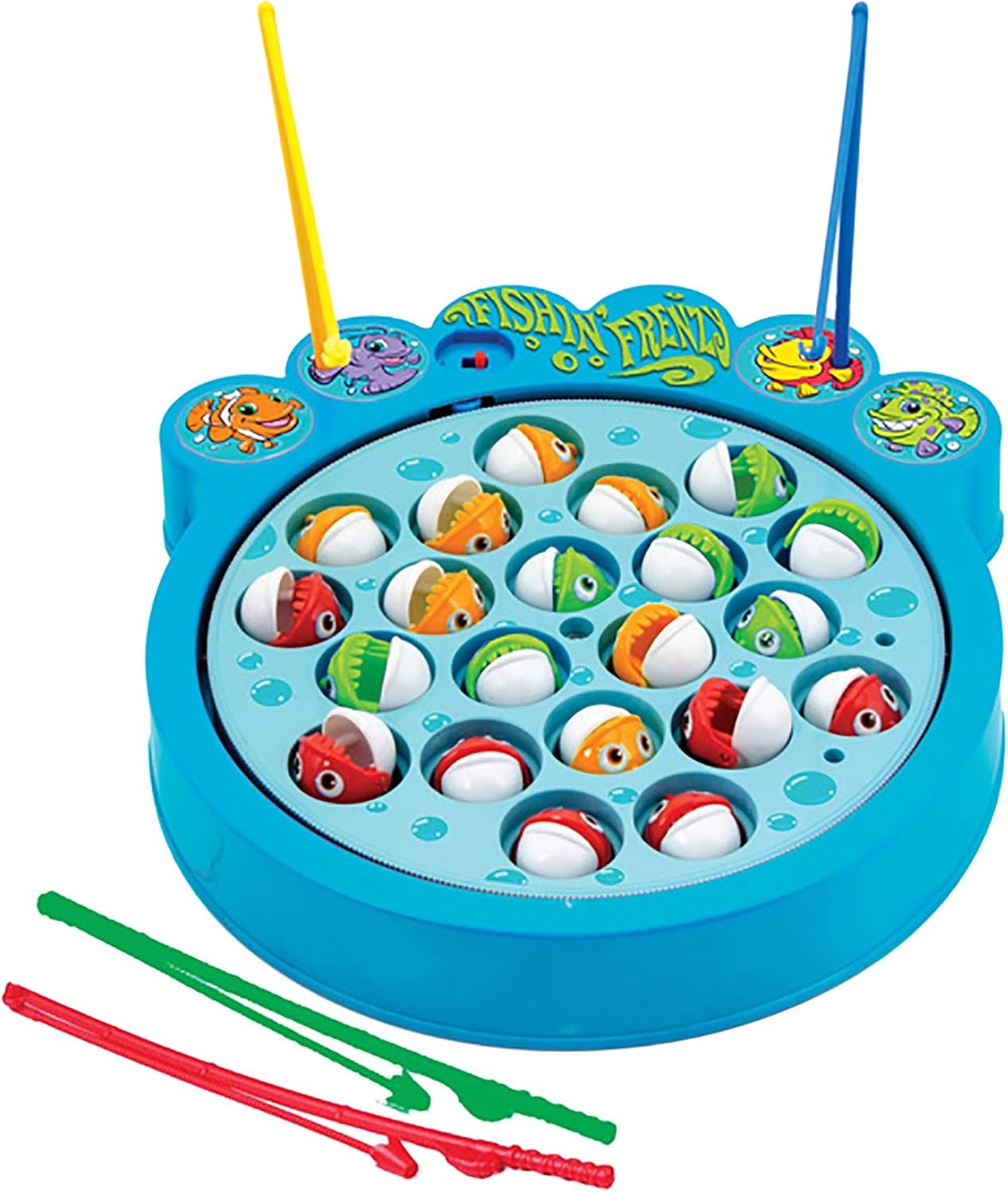 Schylling Fishing Frenzy Action Game Blue. Large