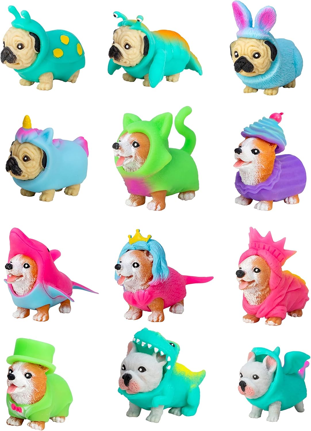 Party Animals. Rave Puppies. Neon Costume. Schylling. One Per Orden. Random