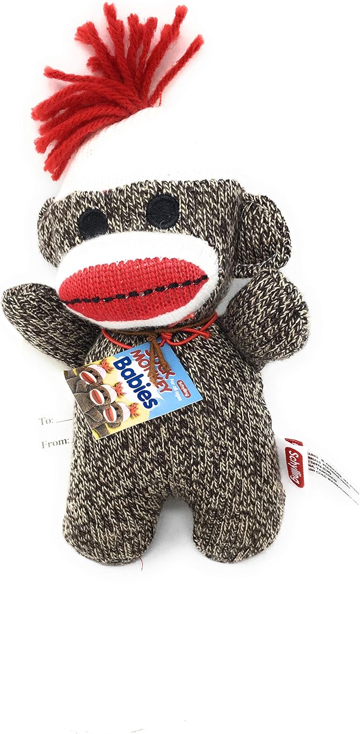 Sock Monkey Baby - Brown