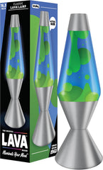 Lava The Original Lamp - 16.3 Emerald Tide – Classic Liquid Motion Lamp - Yellow Wax and Blue Liquid - Item #5139 (Amazon Exclusive)