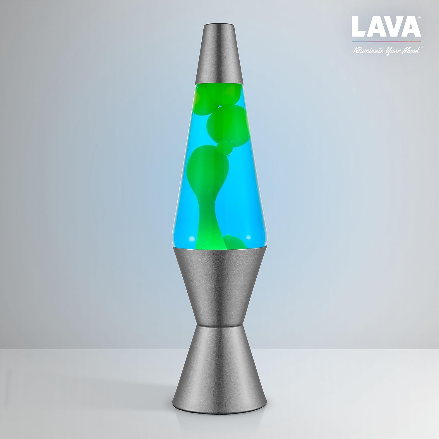 Lava® Lamp - 14.5 Deep Ocean - The Original Motion Light - Yellow/Green Wax and Blue Liquid - Item #2634 (Amazon Exclusive)