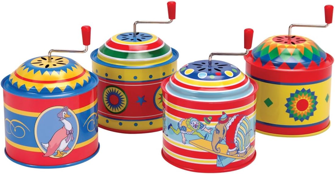 Tin Music Boxes Toy (each item sold separately)