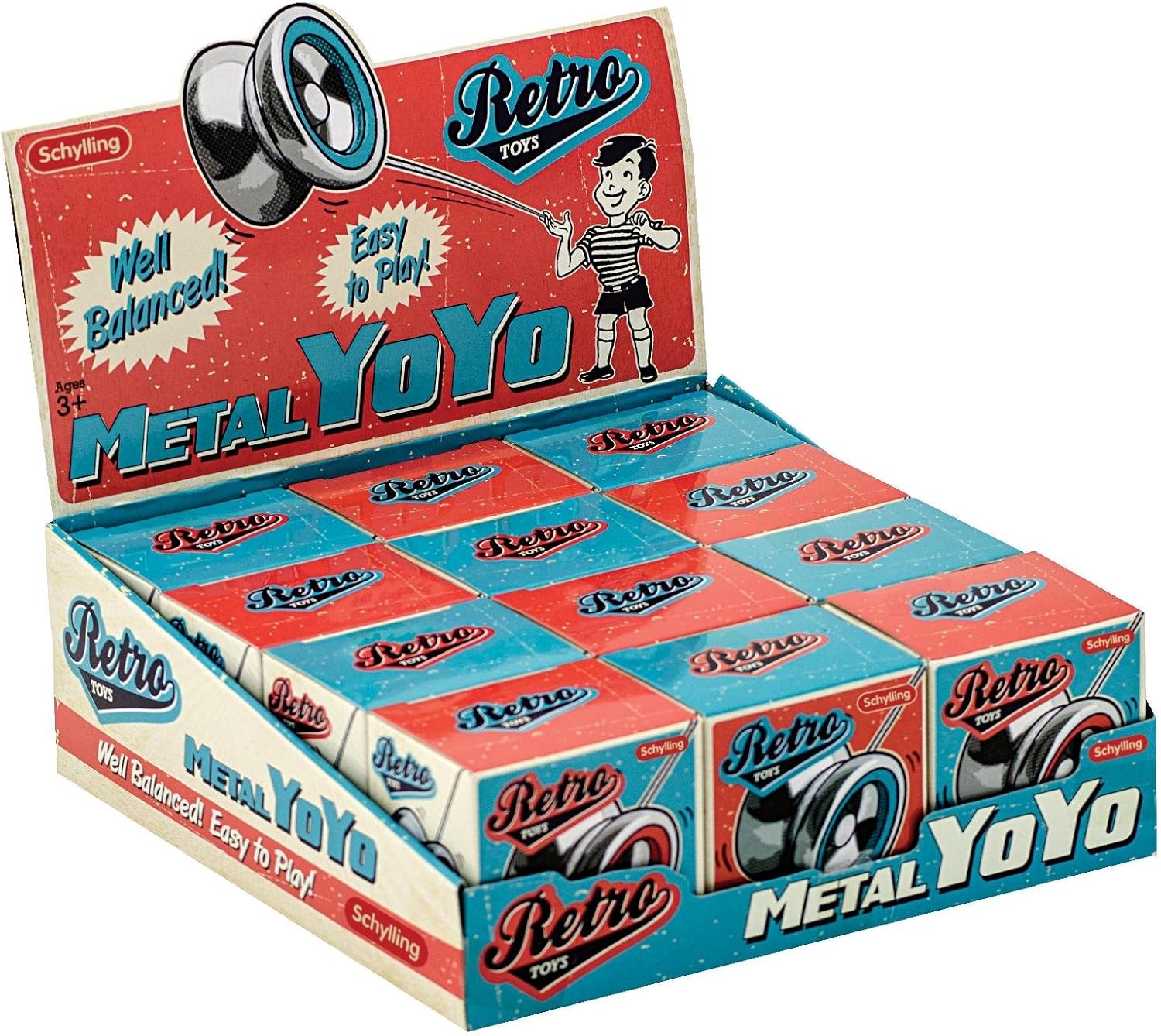 Schylling Retro Metal Yo Yo Toy