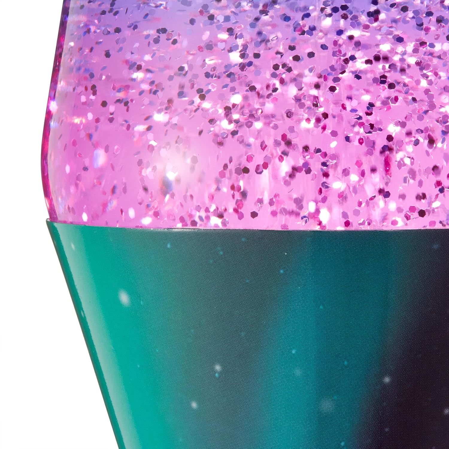 Lava® Lamp - 14.5 Polar Glimmer - The Original Motion Light - Silver Glitter. Multicolor Base and Globe - Item #2048 (Amazon Exclusive)