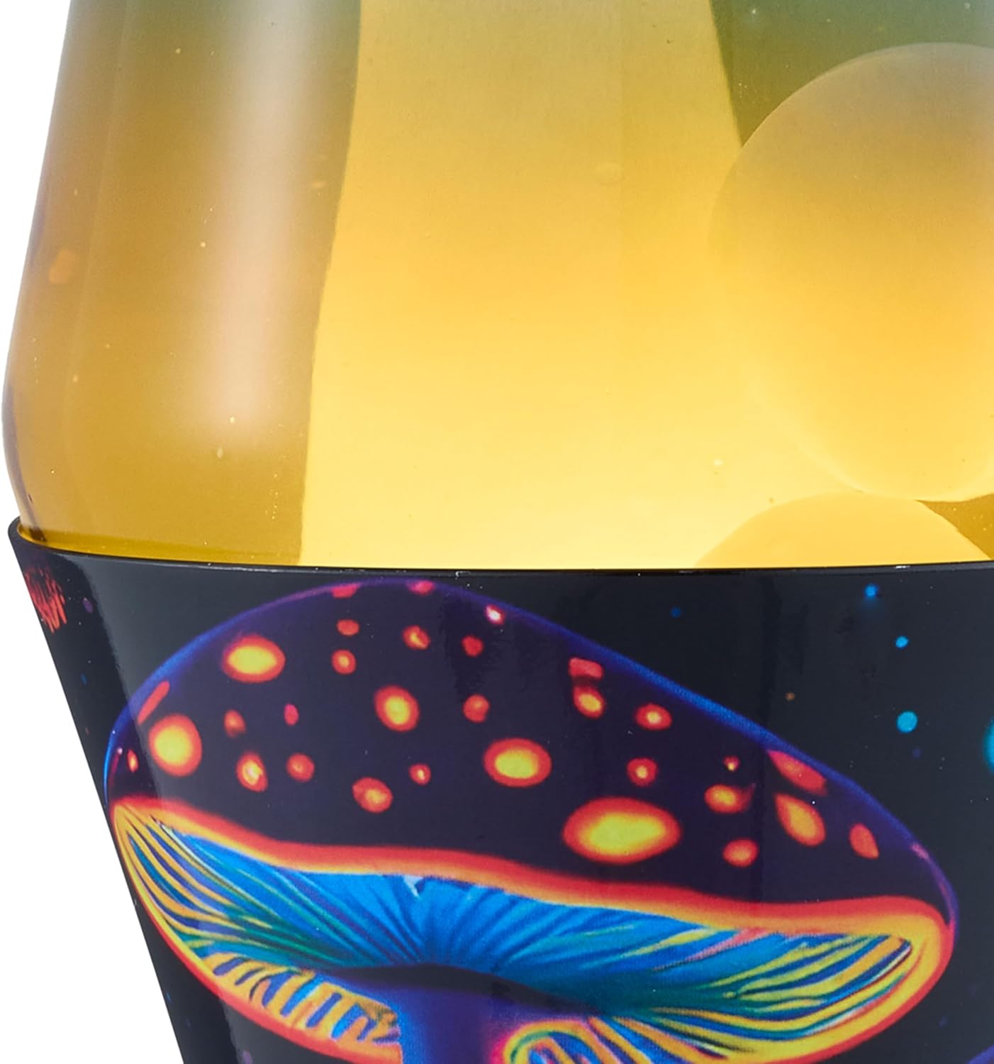 Lava The Original Lamp - 14.5 Trippy Shrooms – Classic Liquid Motion Lamp - Tri-Colored Globe and Black Base - Item #2361 (Amazon Exclusive)