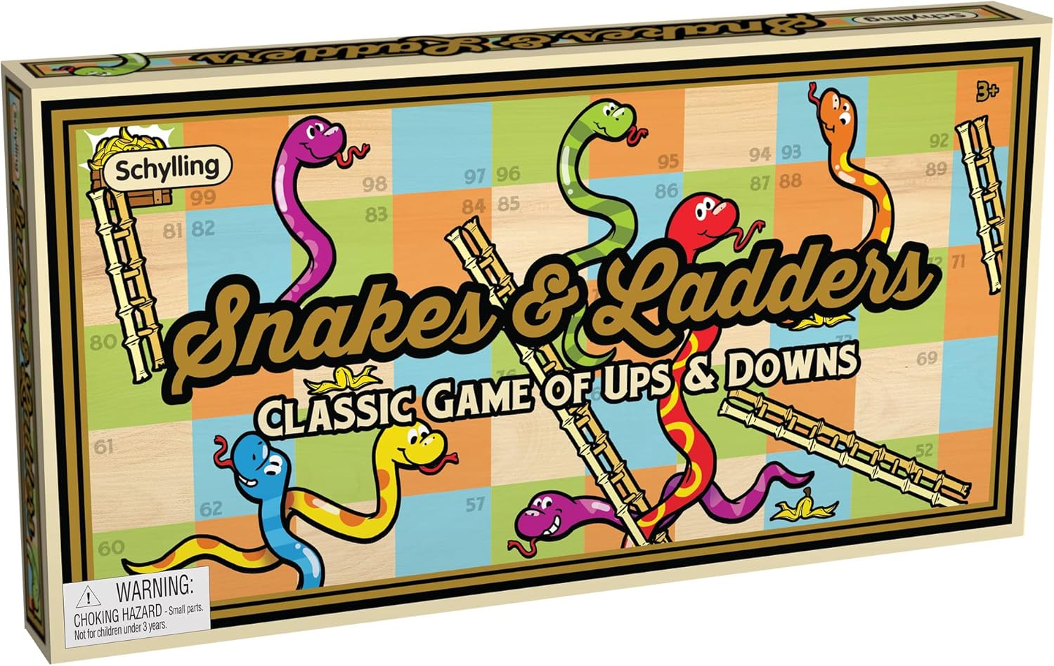 Schylling-Snakes & Ladder Game-(Age 3+)- (SLG)