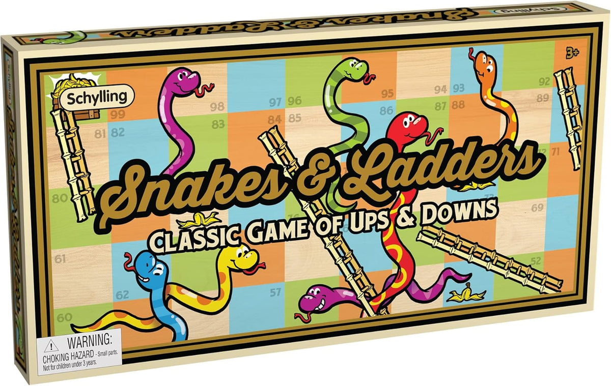 Schylling-Snakes & Ladder Game-(Age 3+)- (SLG)