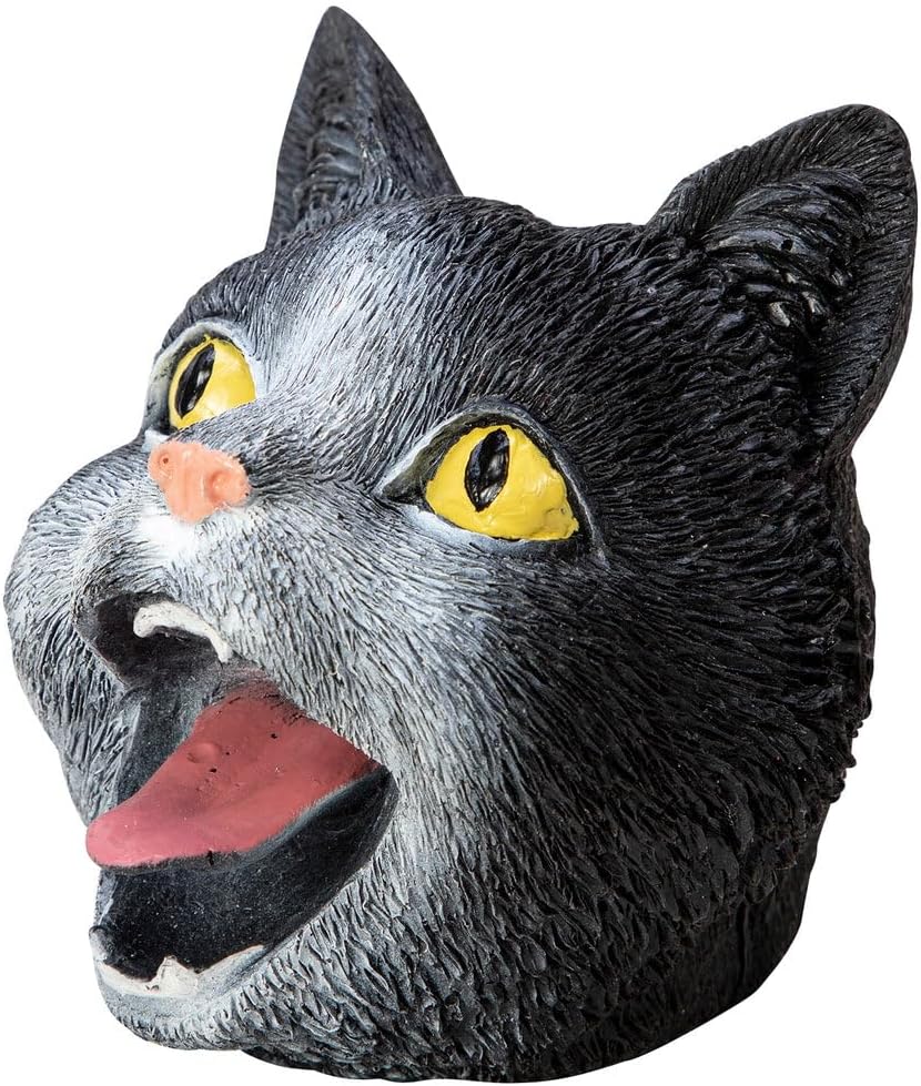 Schylling Cat Hand Puppet - Stretchy Detailed Texture and Painted Face - Color May Vary (Pack of 1)