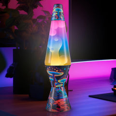 Lava The Original Lamp - 14.5 Trippy Shrooms – Classic Liquid Motion Lamp - Tri-Colored Globe and Black Base - Item #2361 (Amazon Exclusive)